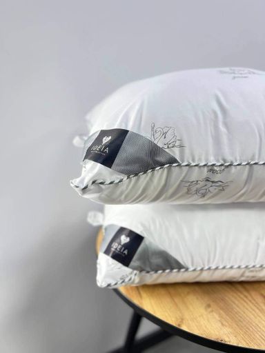 Подушка IDEIA Super Soft Classic м'яка євро 50х70 штучний лебединий пух Чохол мікрофібра білий (973472)