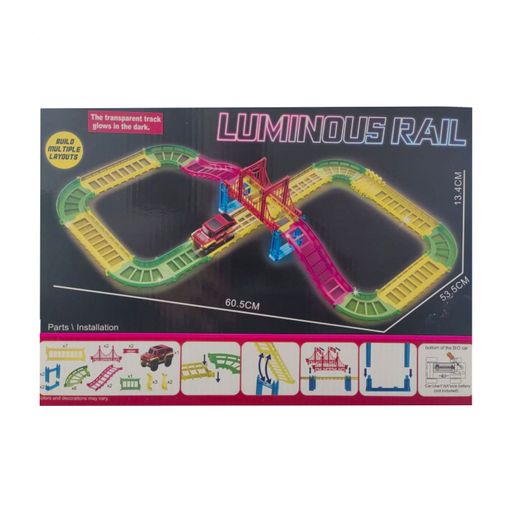 Игрушка Shantou Jinxing Трек, светится в темноте, в коробке, от 3 лет, 34*6*23 см (888-130)