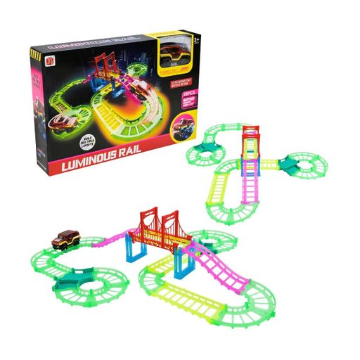 Игрушка Shantou Jinxing Трек, светится в темноте, в коробке, от 3 лет, 34*6*23 см (888-131)