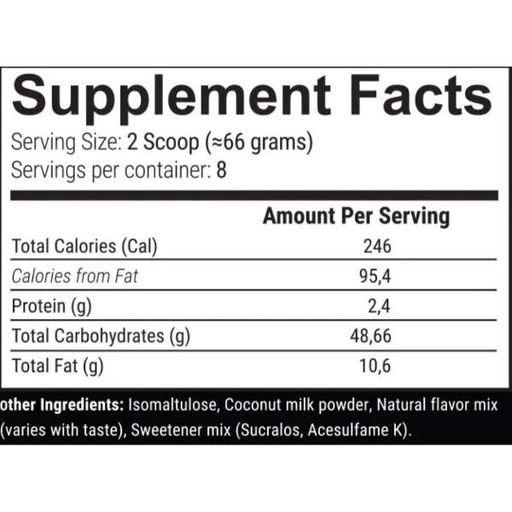 Гейнер GARO Nutrition Gainer Base 500 g /8 servings/ Banana (975150)