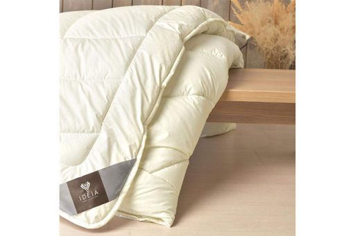 Одеяло овечья шерсть 200х220 зимнее двухслойное Wool Premium IDEIA (975686)