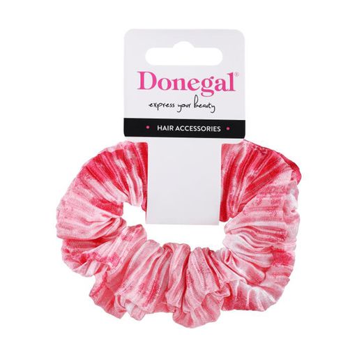 Резинка для волос Donegal розовая, 1 шт (FA-5641)