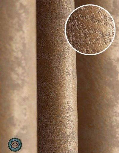 Набор шторы для спальни мраморные жаккард Коричневый 300x270 см (Е101101B-42) (977007)