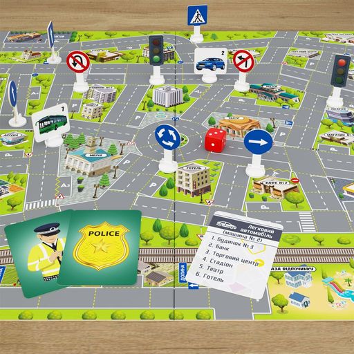 Детская настольная игра Artos Games Світлофор, от 7 лет