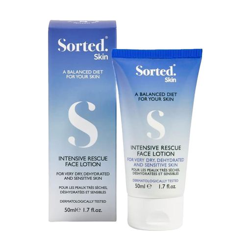 Інтенсивний відновлювальний лосьйон для обличчя Sorted Skin Intensive Rescue Face Lotion для дуже сухої, зневодненої та чутливої шкіри, 50 мл