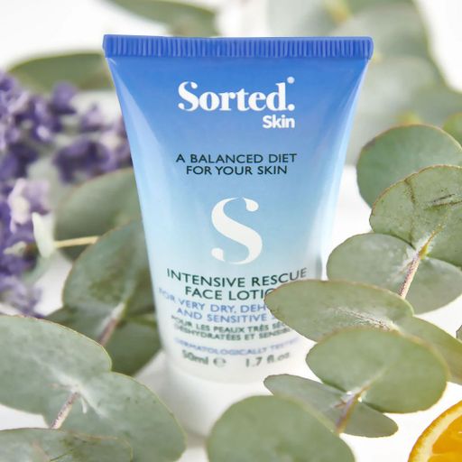 Інтенсивний відновлювальний лосьйон для обличчя Sorted Skin Intensive Rescue Face Lotion для дуже сухої, зневодненої та чутливої шкіри, 50 мл