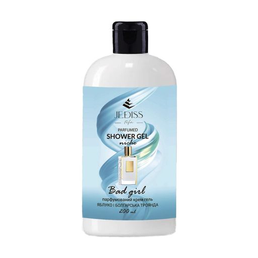 Парфюмированный крем-гель для душа Jediss Perfumed Shower Gel, Bad Girl унисекс, 200 мл
