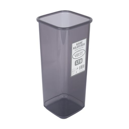 Контейнер для сыпучих продуктов Violet House 0311 Transparent Black, 1.7 л (0311 Transparent Black)
