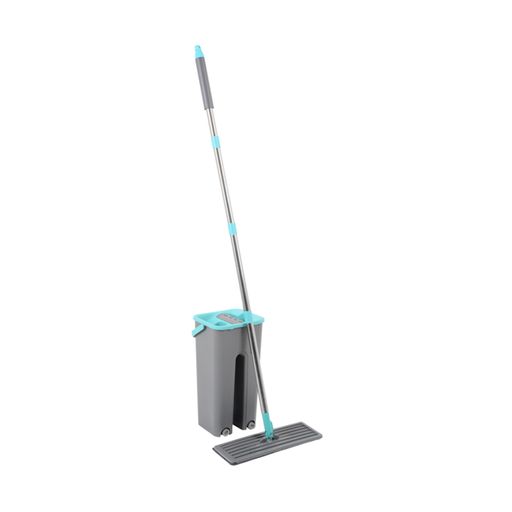 Набір для прибирання Idea Home Grey-Blue (відро, 18.5*35.5 см, 4 л + швабра, 32.5*11.5*120 см) (DS-342C Grey-Blue)