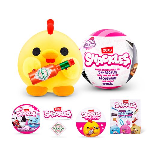 Мягкая игрушка-сюрприз Snackles-G2 Серия 2 Mini Brands Цыпленок, от 3 лет, 11*11*11 см (77510G2)