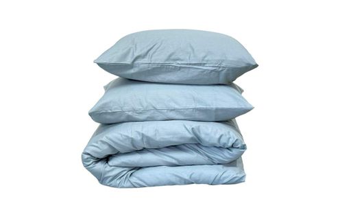 Комплект наволочок Ecotton 70х70 см із сатину 2 шт (арт. 15-5205 Aqua Grey) світло-голубой (986464)