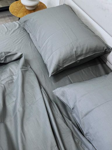 Комплект наволочек Ecotton 50х70 см из сатина 2 шт (арт. 17-4402 Natural Grey) серый (986471)