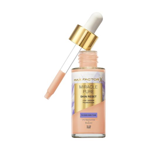 Тональный крем-сыворотка для лица Max Factor Miracle Pure Skin Reset 2 In 1 Serum Foundation, 30 мл