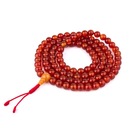 Чотки із сердоліку HandiCraft 108 намистин 8.2 мм (27164) (987895)