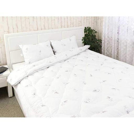 Набор одеяло с подушками Руно Silver Swan облегченное белое евро 200x220+50x70-2 шт 225 гр/м2 (21733) (988988)