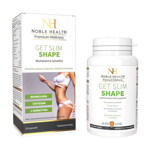Уценка! Комплекс для стройной фигуры Noble Health Get Slim Shape, 30 капсул