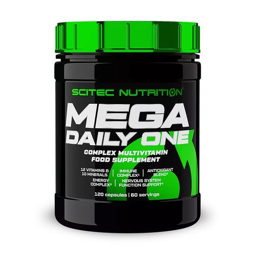 Витаминно-минеральный комплекс Scitec Nutrition Mega Daily One Plus, 120 капсул