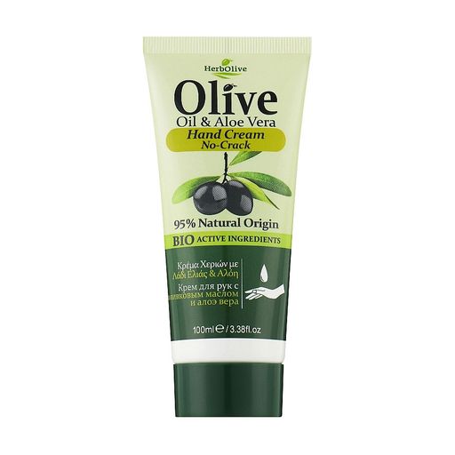 Крем для рук Madis HerbOlive Hand Cream з оливковою олією та алое вера, 100 мл