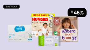 BABY DAY! До -45% на товари для сповивання та вологі серветки