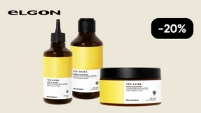 -20% на товары бренда Elgon, линейки Yes Shine, Yes Hydra, Argan, Sublimia
