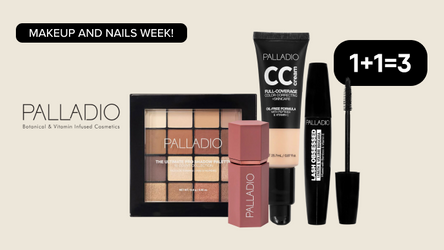Акция: Makeup and Nails Week! 1+1=3 купи три по цене двух! Средства бренда Palladio
