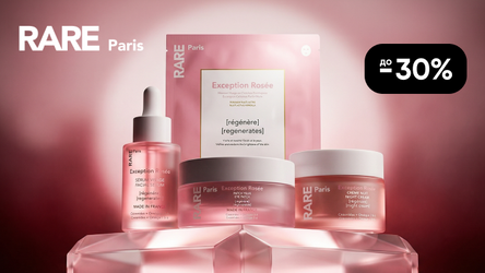 Акция: До -30% на средства для лица RARE Paris